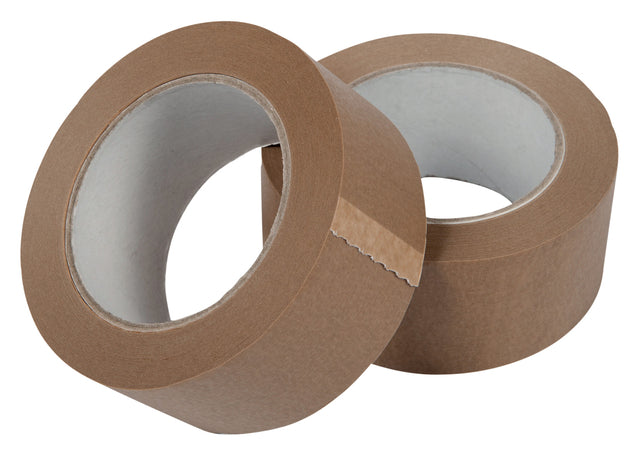 IEZZY - Packaging paper 50mmx50 meters 80p recycled paper brown