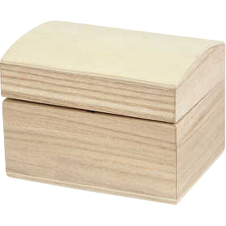 Creotime - Cofre del Tesoro Creativ Company 8x6x4.5cm madera | 12 piezas