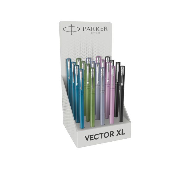 Parker - Pluma estilográfica Vector XL surtido mediana