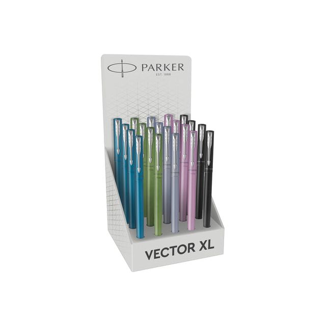 Parker - Fountain Pen Parker Vector XL M ASS | Außenschachtel ein 20 Stück