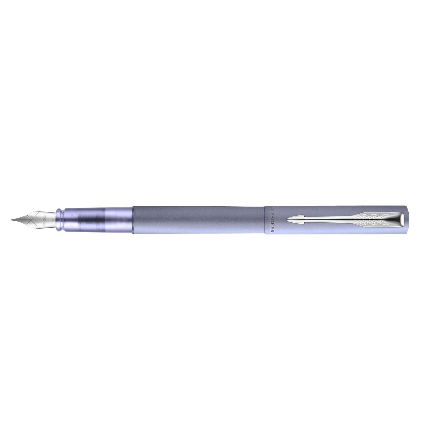Parker - Pluma estilográfica Vector XL plata azul mediana