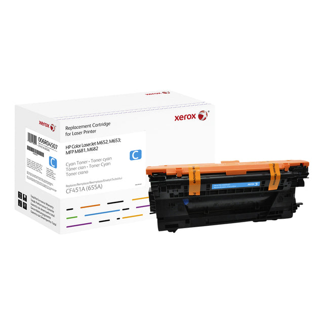 Quantore - Tonercartridge hp cf451a 655a blauw