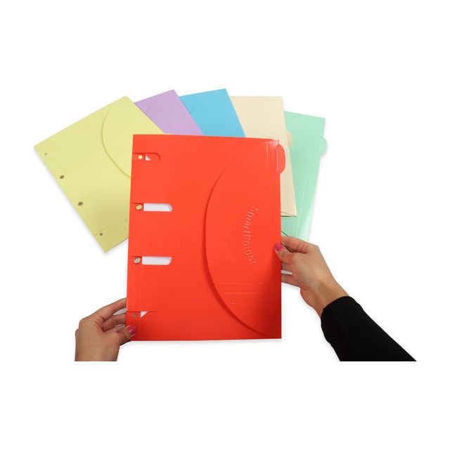 Tarifold - SmartFolder Laminiert - Packung von 6 - A4 - Assorti | Schrumpfung ein 6 -Stück | 10 Stück