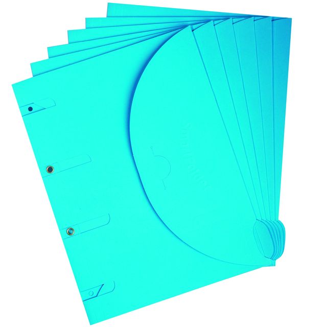 Tarifold -  Smartfolder geperforeerde opbergmappen a4 bl 6st