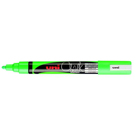 Uni-ball -  Krijtstift rond 1.8-2.5mm fluor groen | 6 stuks