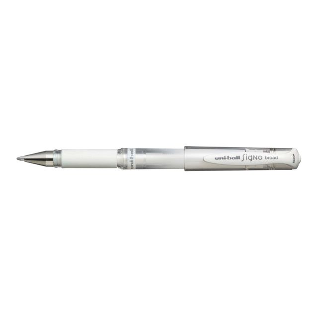 Uni-ball - Rollerpen Signo Broad wit | 12 stuks