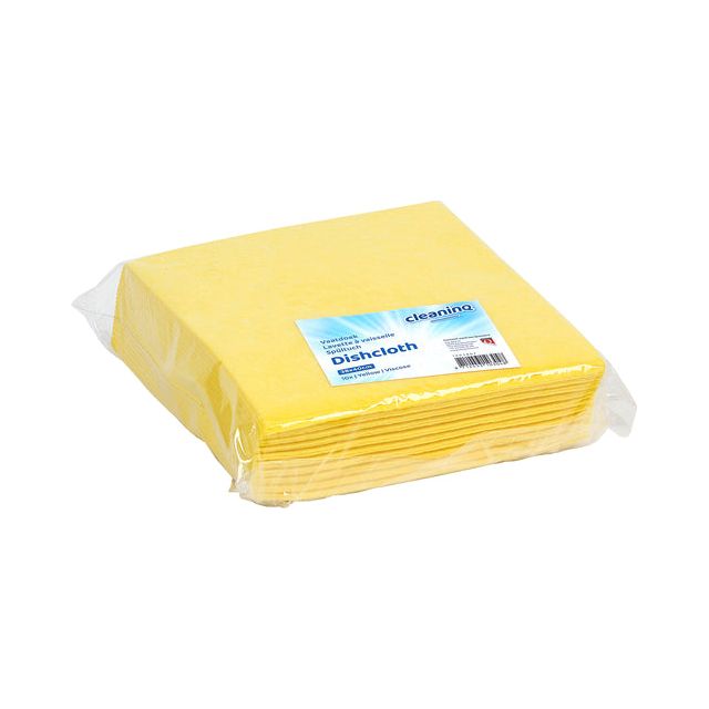 CleanInq - Travail serviette CleanInq non tissé 38x40cm jaune | Sceller un 10 morceau