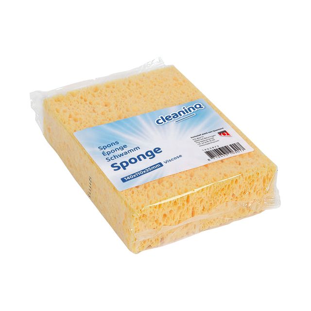 CleanInq - Sponge ménage CleanInq Viscose 140x110x35mm | Sceller un morceau