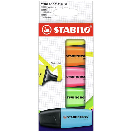 Stabilo -  Markeerstift boss mini assorti | 10 stuks