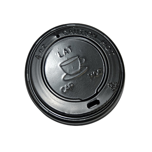 Izzy Horeca et Cate - couvercle de tasse Izzy D 63 mm noir | Scellez un 100 pièces | 10 morceaux