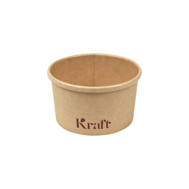 Izzy Horeca et Cate - Tasse de soupe Izzy 230 ml D 98 mm Kraft | Scellez un 25 pièces | 20 morceaux