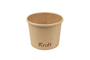 IEZZY catering and cate - Vaso sopera 350ml Ø98mm 25 piezas kraft