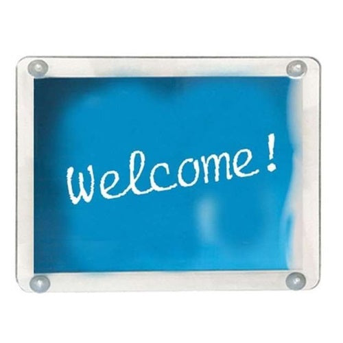 Klika -  Acryl u-houder A4 horizontaal zuignappen