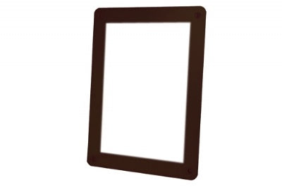 Klika - Tarjetero de lujo con ventana A3 borde negro 2 piezas