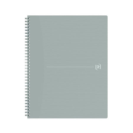 Oxford - Blocco a spirale Origin A4+ riga 140 pagine 80gr grigio | 5 pezzi