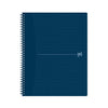 Oxford - Spiral pad Origin A4+ line 140 pages 80gr blue | 5 pieces