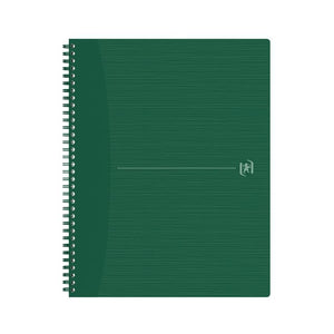 Oxford -  Spiraalblok oxf origin a4+ lijn 140pag 80gr groen | 5 stuks