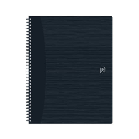 Oxford - Blocco a spirale Origine A4+ diamante 5x5mm 140 pagine 80gr nero