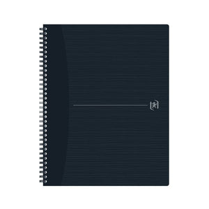 Oxford - Spiralblock Origin A4+ Raute 5x5mm 140 Seiten 80gr schwarz | 5 Stück