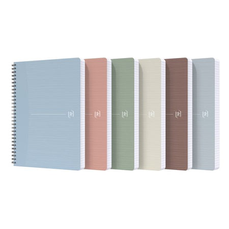 Oxford - Blocco a spirale My Rec'Up linea A5 180 pagine 80gr assortiti | 5 pezzi