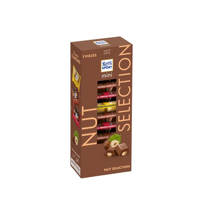 Ritter Sport -  mini nut selection toren 7x16.67gr