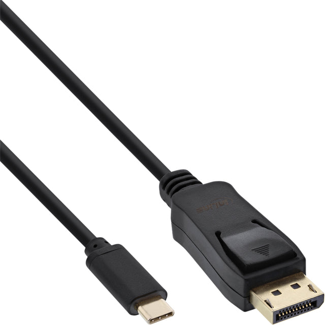 En ligne - câble en ligne USB -C Displaypt 3.1 4k m / m 2 m noir | 1 pièce