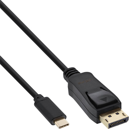 InLine -  64122 video kabel adapter 2 m USB Type-C DisplayPort Zwart