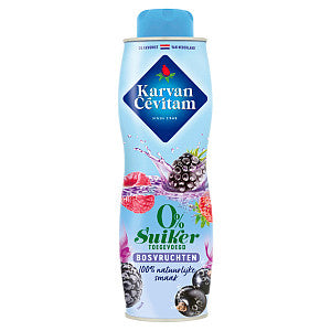 Karvan Cevitam - Siroop Karvan Cevitam Forest Fruits 0 Sugar 600 ml | Bouteille 600 millilitres | 6 morceaux