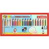 STABILO - Colored pencils 880 woody 3 in 1 incl sharpener and brush assorted case of 18 pieces