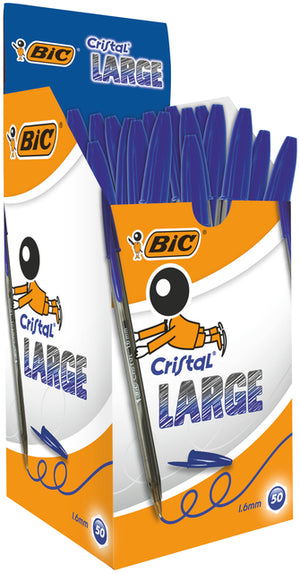 BIC -  Balpen  cristal l blauw | 50 stuks