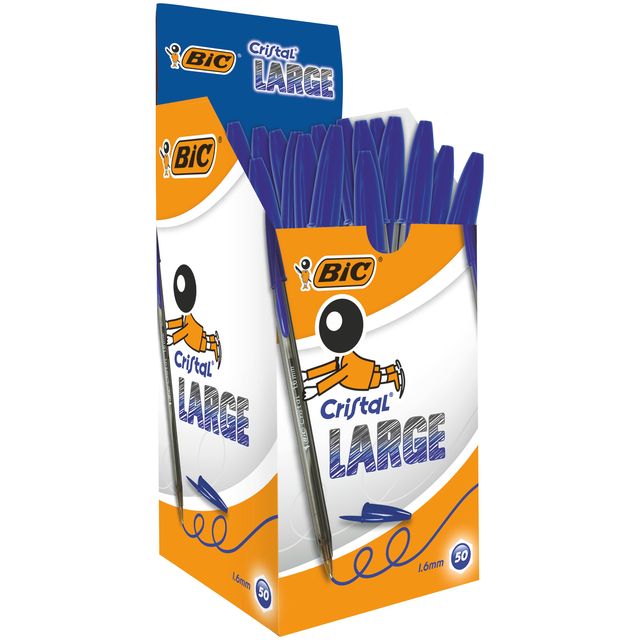 BIC -  Balpen  cristal l blauw | 1000 stuks