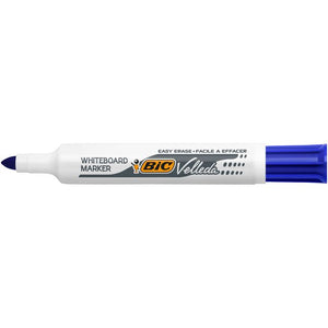 BIC - Whiteboardmarker Velleda 1711 rund groß blau | 12 Stück
