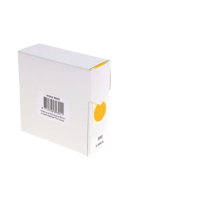 Rillprint - Etichetta 25mm 500 pz su rotolo arancione fluorescente