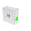 Rillprint -  Etiket 35mm op rol fluor groen 500st