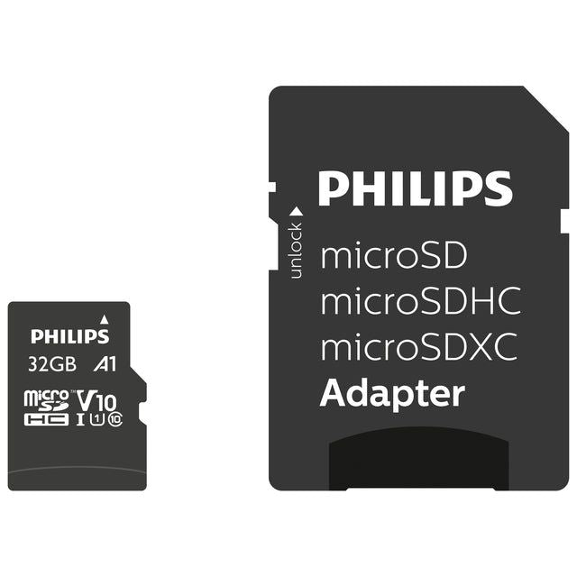 Philips - Carte mémoire Philips Micro SDHC 32 Go incl. Blister un 1 morceau