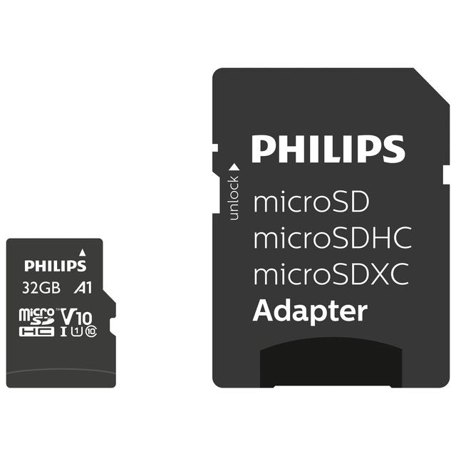 Philips -  Micro SDHC Card Class 10 UHS-I U1 32GB