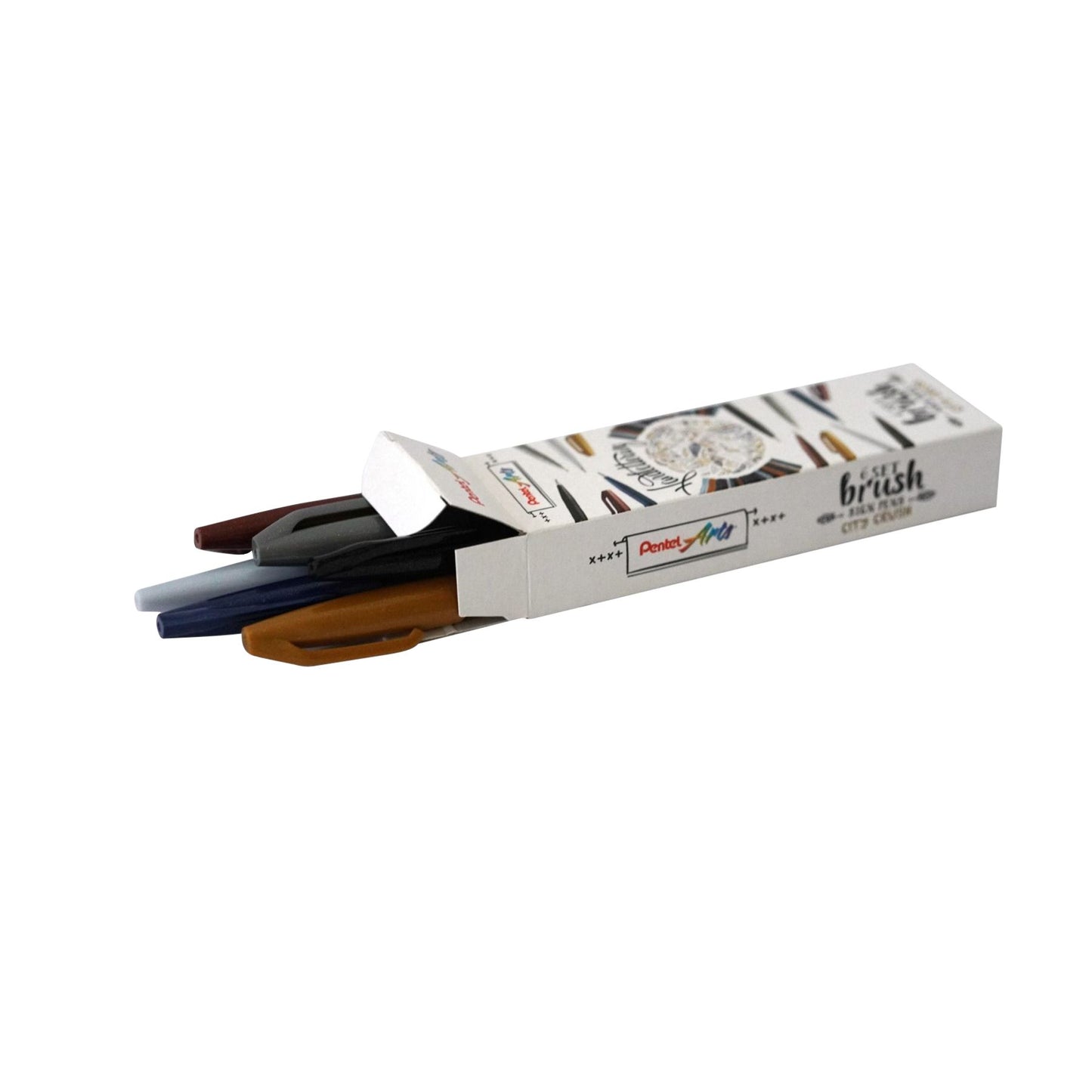 Pentel -  Brushpen  sign ses15c city crush assorti