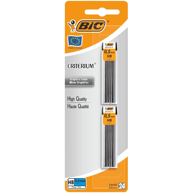 Bic - Bleistiftminenkriterium HB 0,5 mm | 25 Stück
