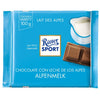 Ritter Sport - Chocolate con leche alpina 100gr | 12 piezas
