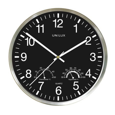 UNILUX - Reloj de pared Wetty gris
