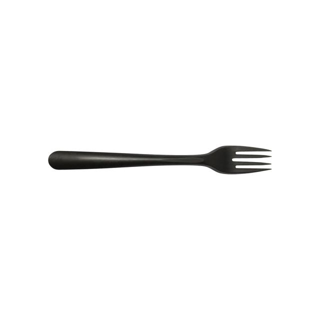 Izzy Horeca et Cate - Fork Izzy réutilisable CPLA 190 mm noir | Emballez un 50 morceau | 20 morceaux