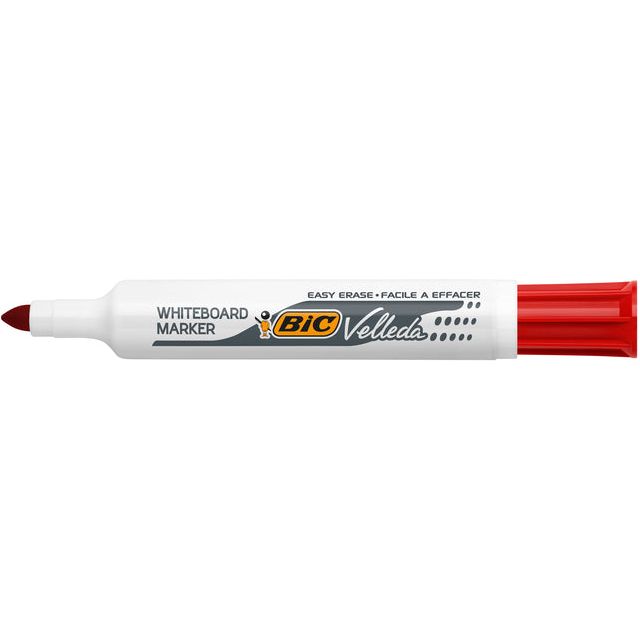 Bic - Viltstift Velleda 1711 whiteboard rood | 12 stuks