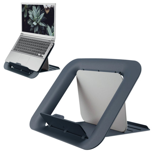 Leitz - Soporte para portátil Ergo Cosy ajustable gris reciclado