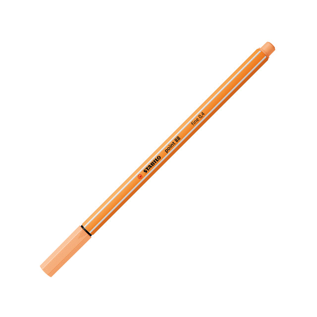 Stabilo - Fineliner point 88/25 fine pastel orange | 10 pieces