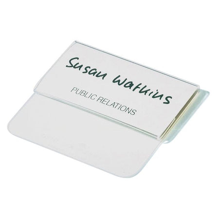 Durable - Insignia con lengüeta de inserción 40x75mm 25 piezas