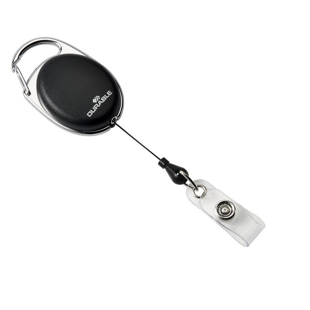 Durable - Roller mechanism Style with push button closure black
