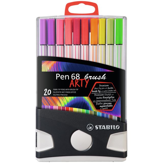 STABILO - Brushstick Pen 568/20 Arty surtido juego de 20 piezas