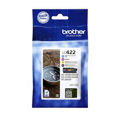 Brother - Ink cartridge LC-422VAL black 3 colors | 4 pieces