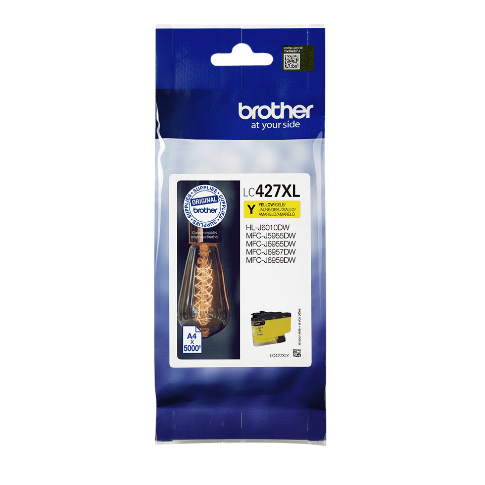 Brother - Cartuccia d'inchiostro LC-427XLY gialla