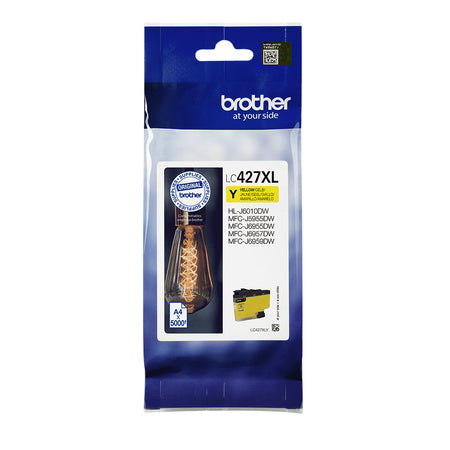 Brother -  LC-427XLY inktcartridge 1 stuk(s) Origineel Hoog (XL) rendement Geel